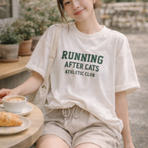 Running After Cats Tee T-Shirt